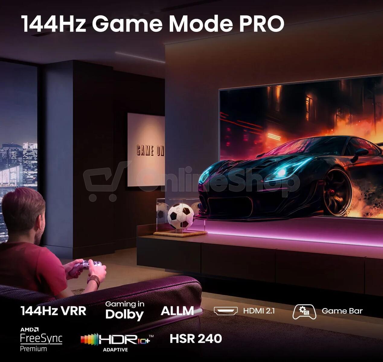 Hi-QLED Smart TV Hisense 43E7Q PRO