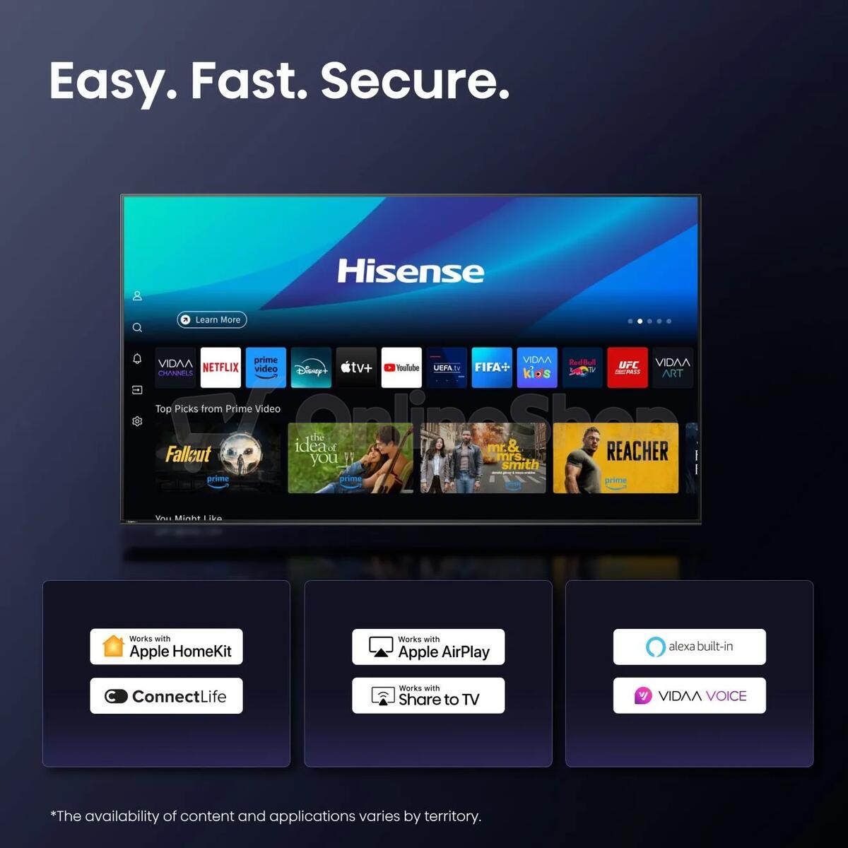 Hi-QLED Smart TV Hisense 50E7Q PRO
