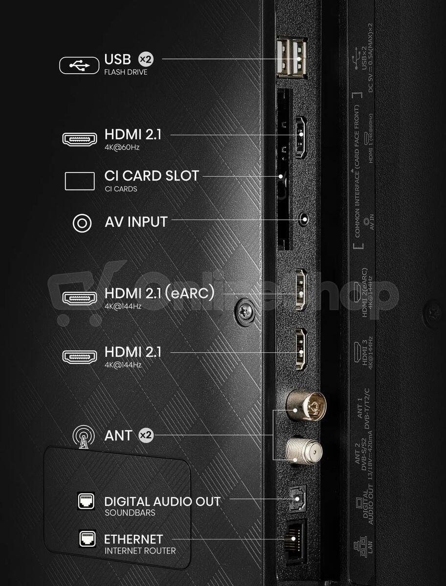 Hi-QLED Smart TV Hisense 50E7Q PRO