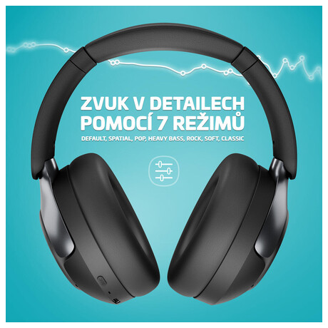 Bezdrtov sluchtka LAMAX HighComfort2 ANC, ern