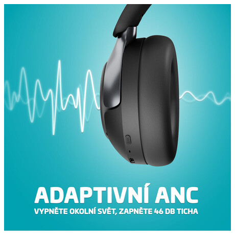 Bezdrtov sluchtka LAMAX HighComfort2 ANC, ern