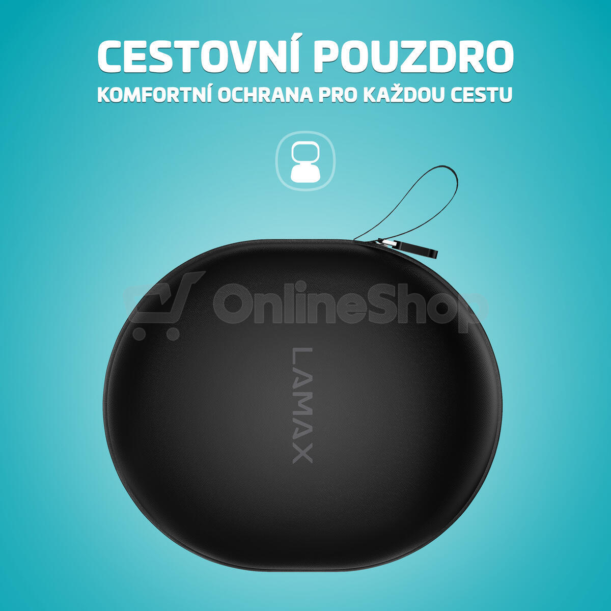 Bezdrátová sluchátka LAMAX HighComfort2 ANC, černá
