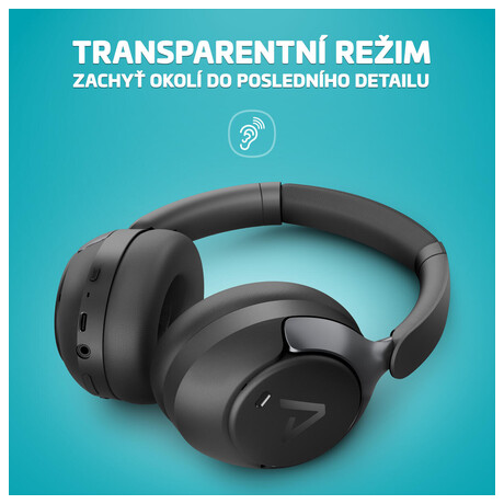 Bezdrtov sluchtka LAMAX HighComfort2 ANC, ern