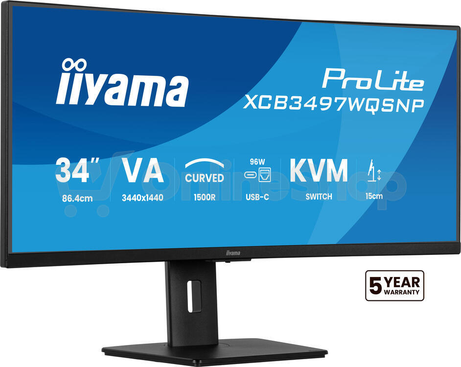 Monitor IIYAMA ProLite XCB3497WQSNP-B1