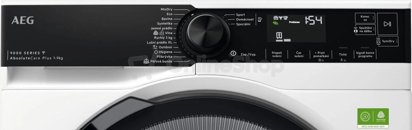 Sušička AEG 9000 AbsoluteCare® Plus 3DScan TR9396CC