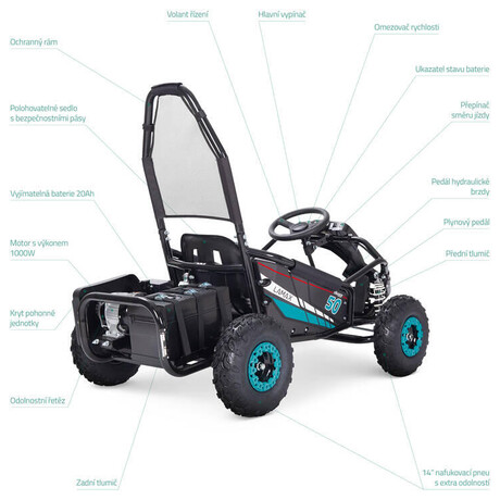 LAMAX eBuggy UTV50 Long Range