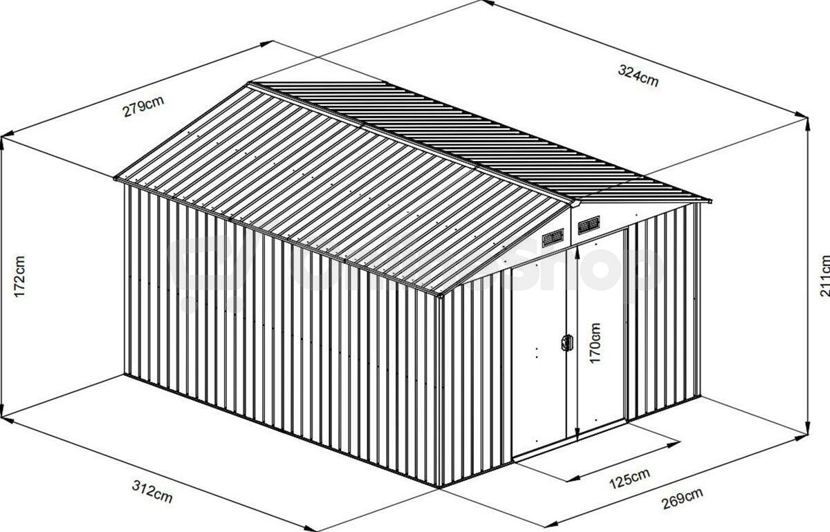 Zahradní domek Fieldmann FZDO 1009