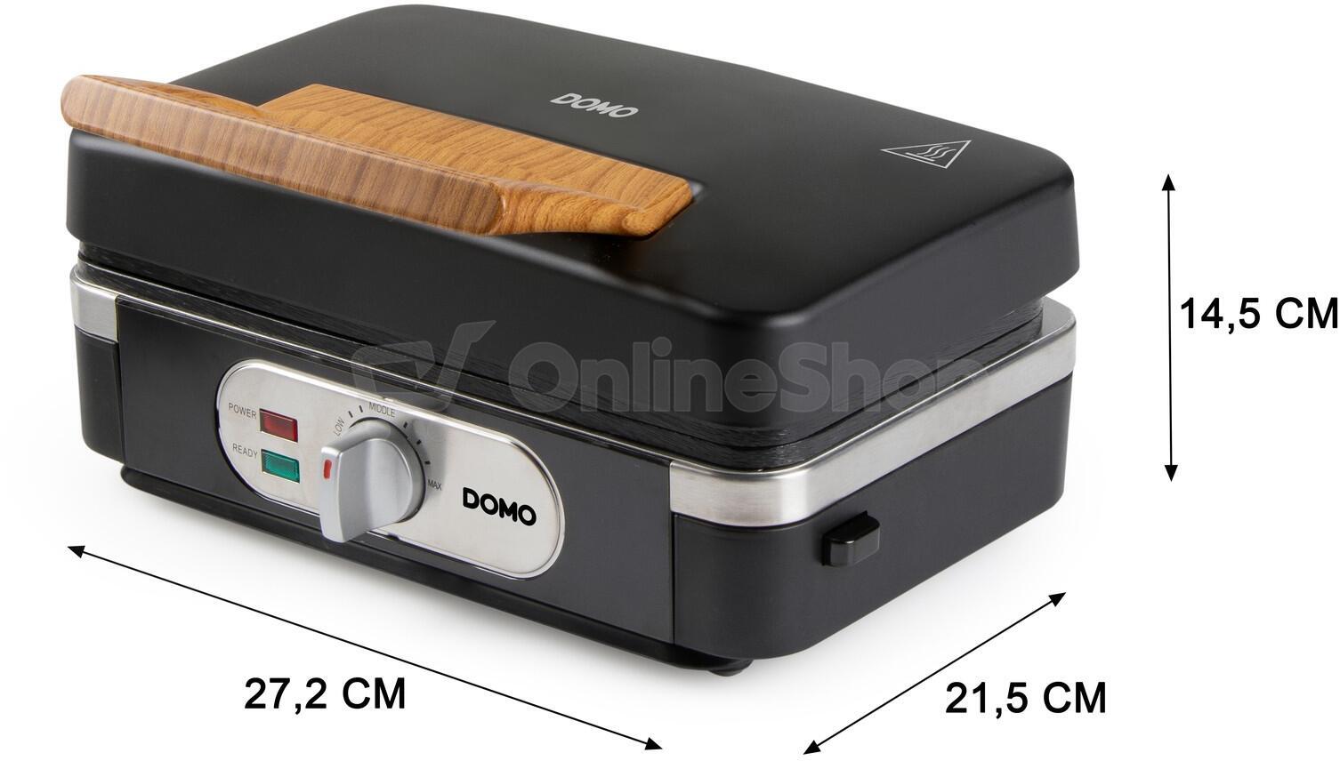 Sendvičovač 3v1 Domo DO9278C, černý