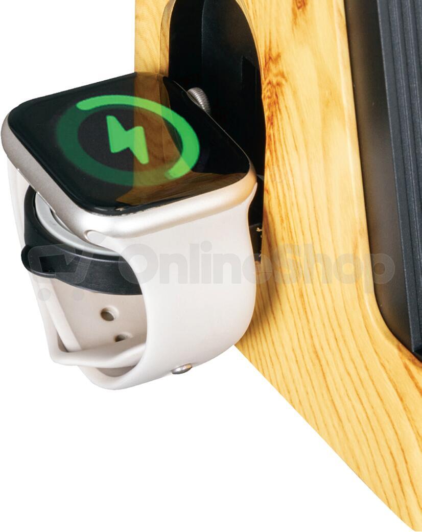LED stolní lampička IMMAX IDEAL 09000L, světlé dřevo/černá