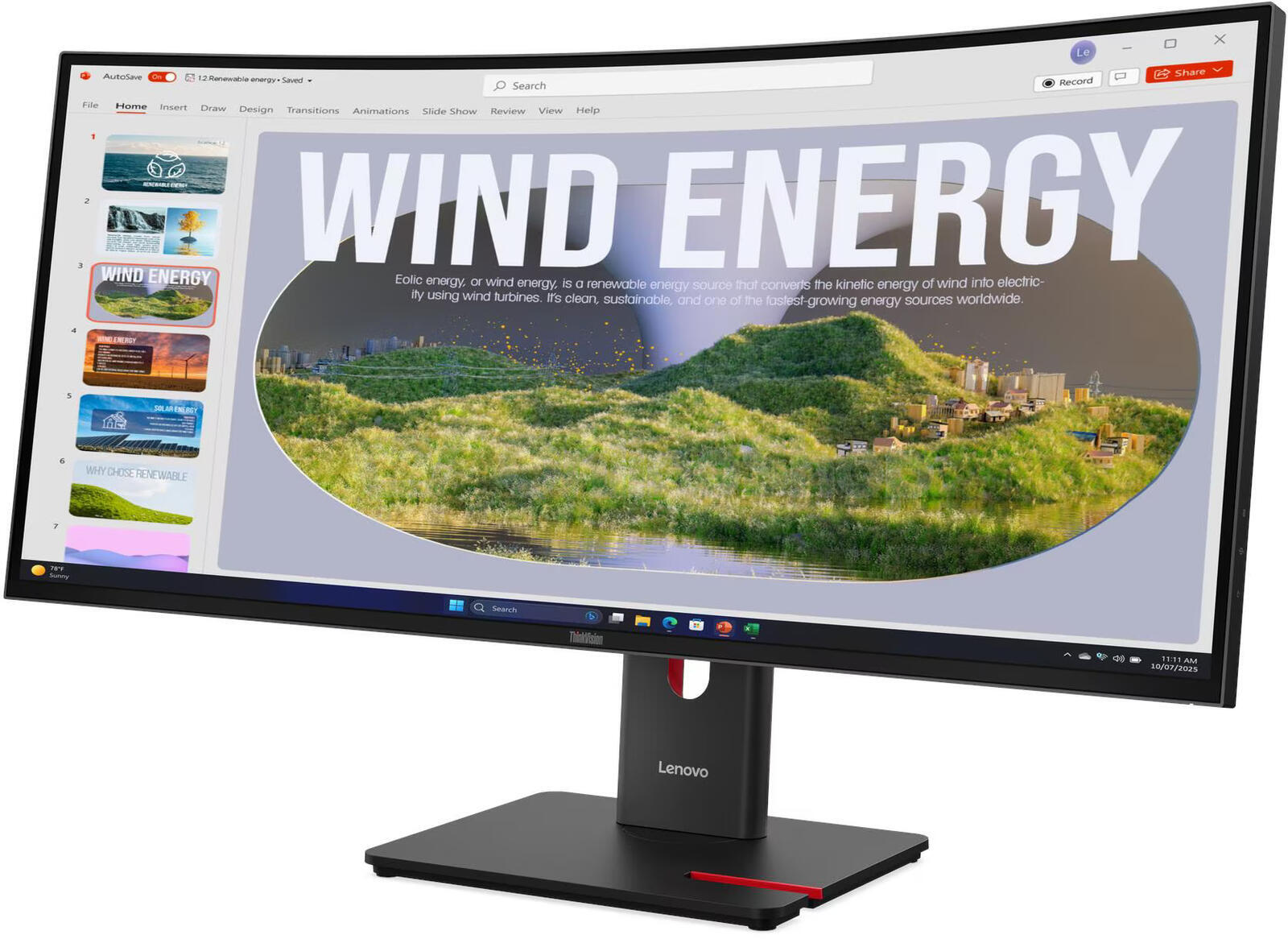 Monitor Lenovo T34WD-40 (64AEGAT1EU)