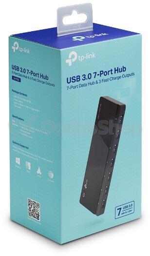 TP-Link 7 ports USB 3.0 Hub,Desktop, 12V/1.5A (UH700)