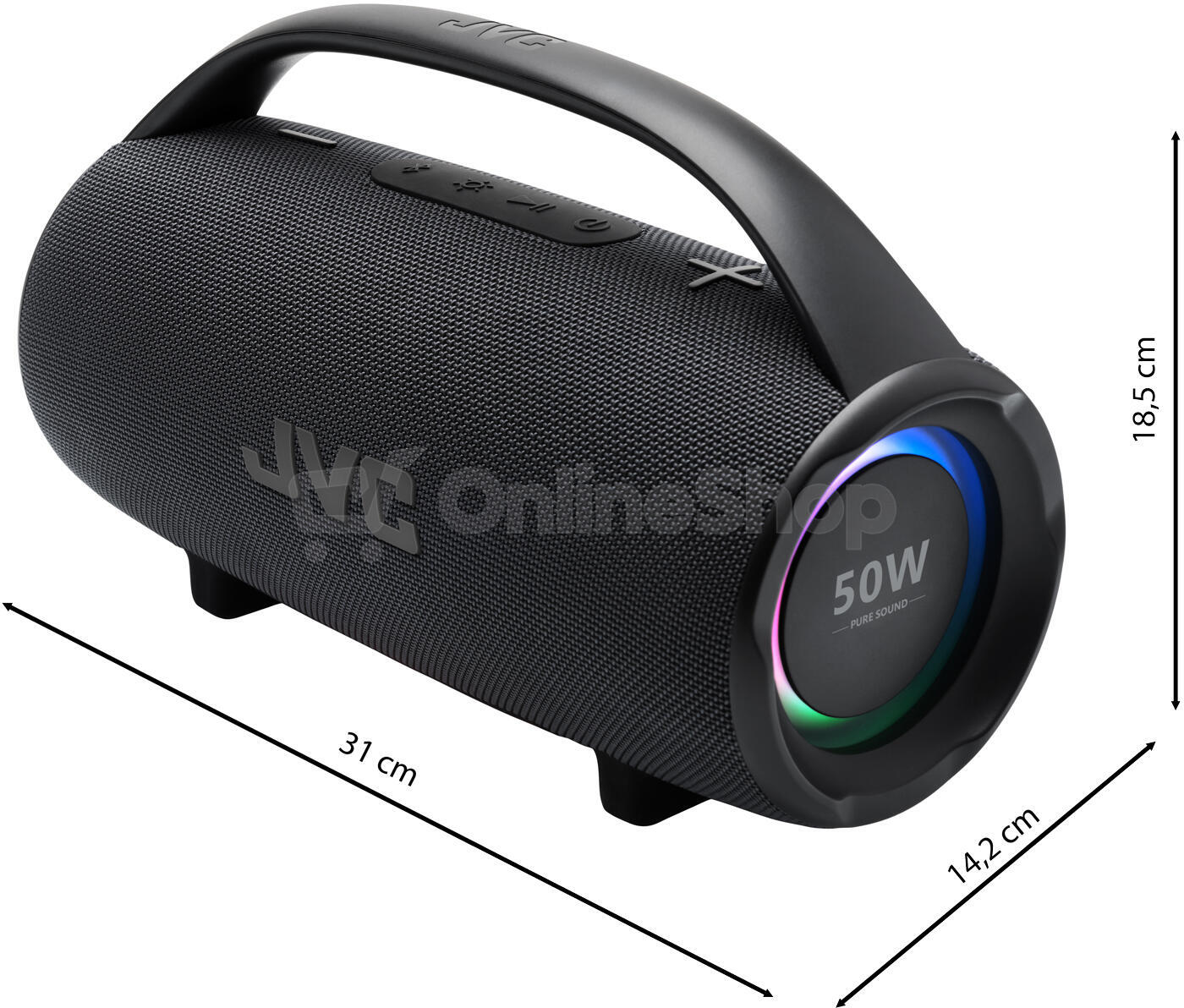 Bezdrátový reproduktor JVC XS-E524B Černý