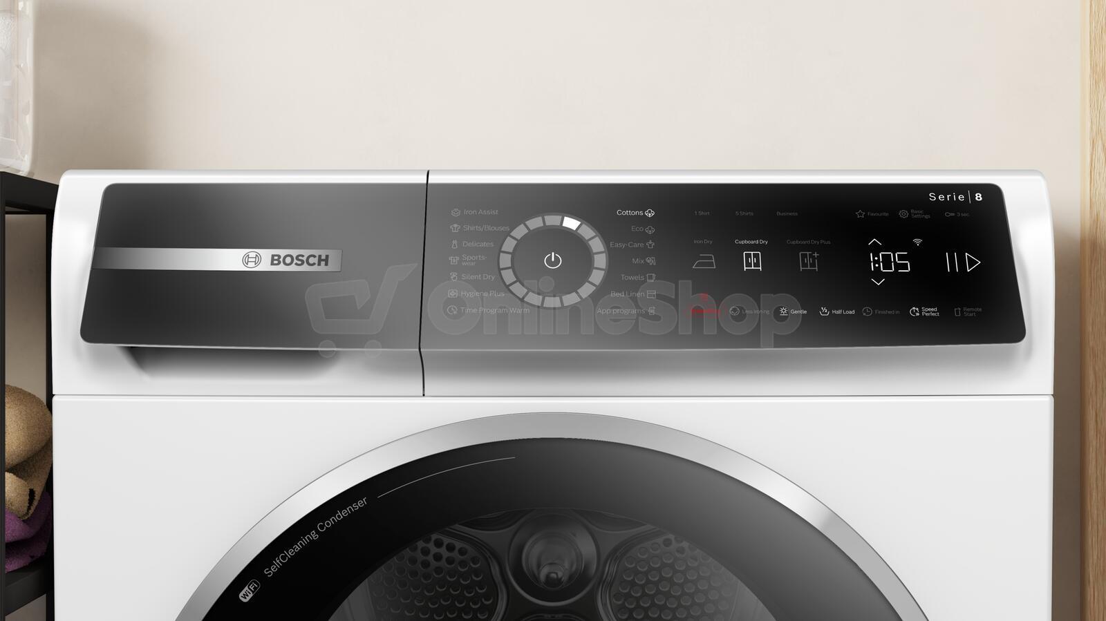 Sušička prádla Bosch WQB246CNBY Serie 8
