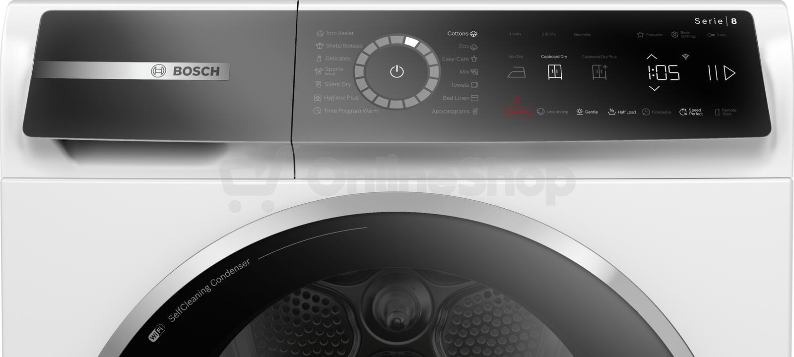 Sušička prádla Bosch WQB246CNBY Serie 8