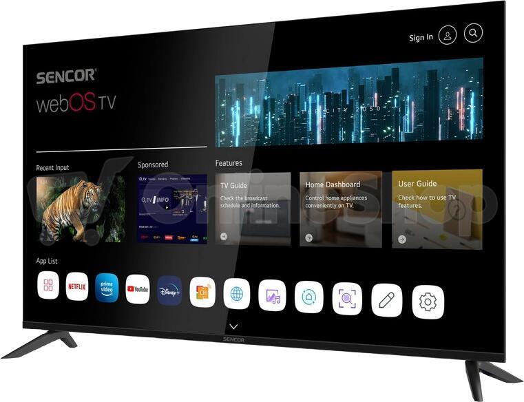 LED televize Sencor SLE 55US804B