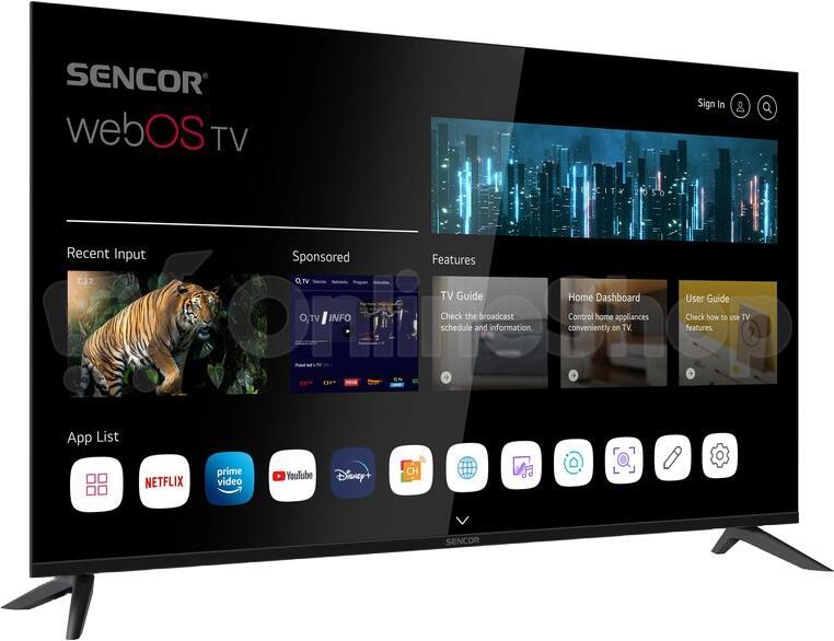 LED televize Sencor SLE 55US804B