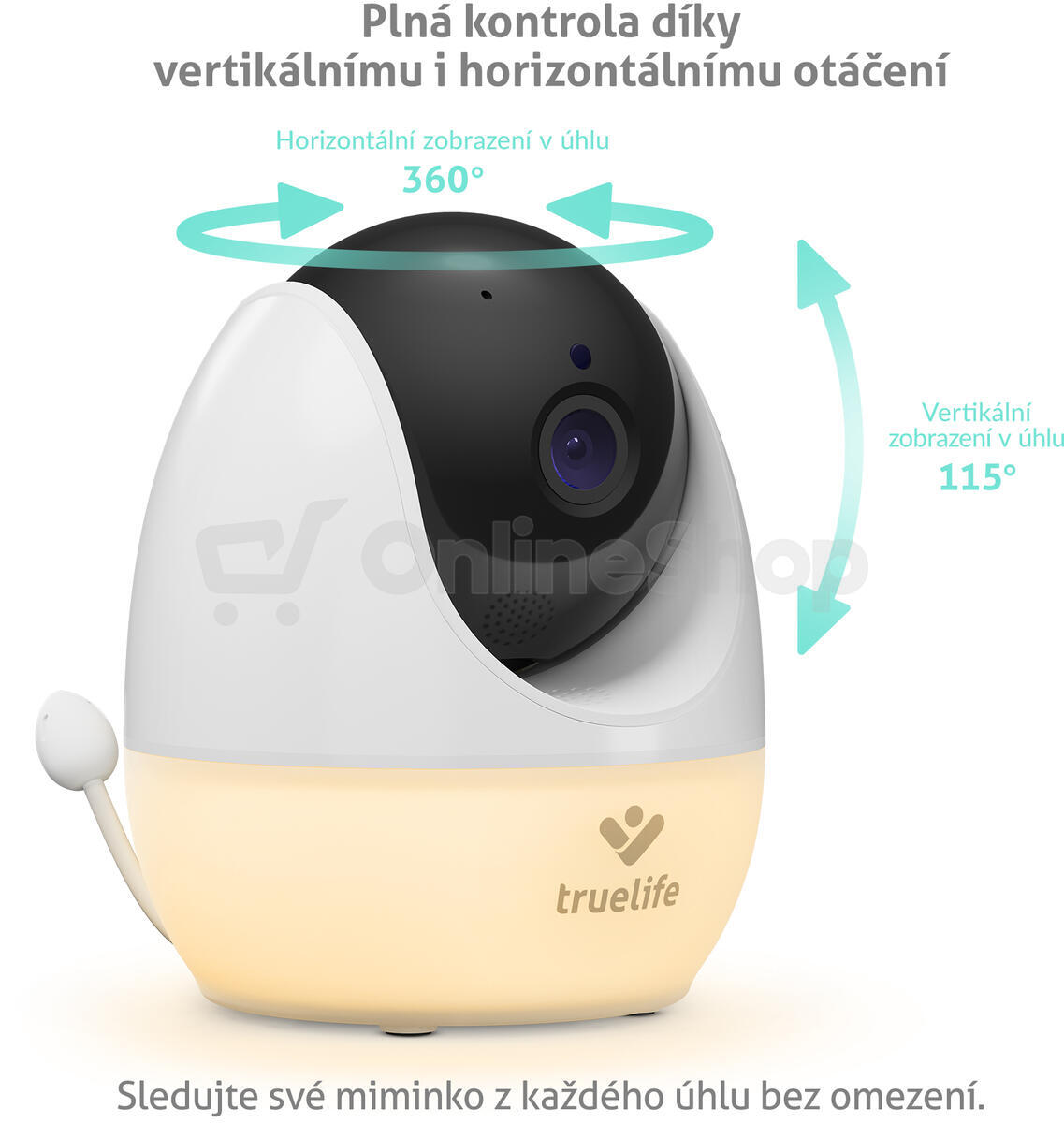 Dětská chůvička TrueLife NannyCam R4 Pro