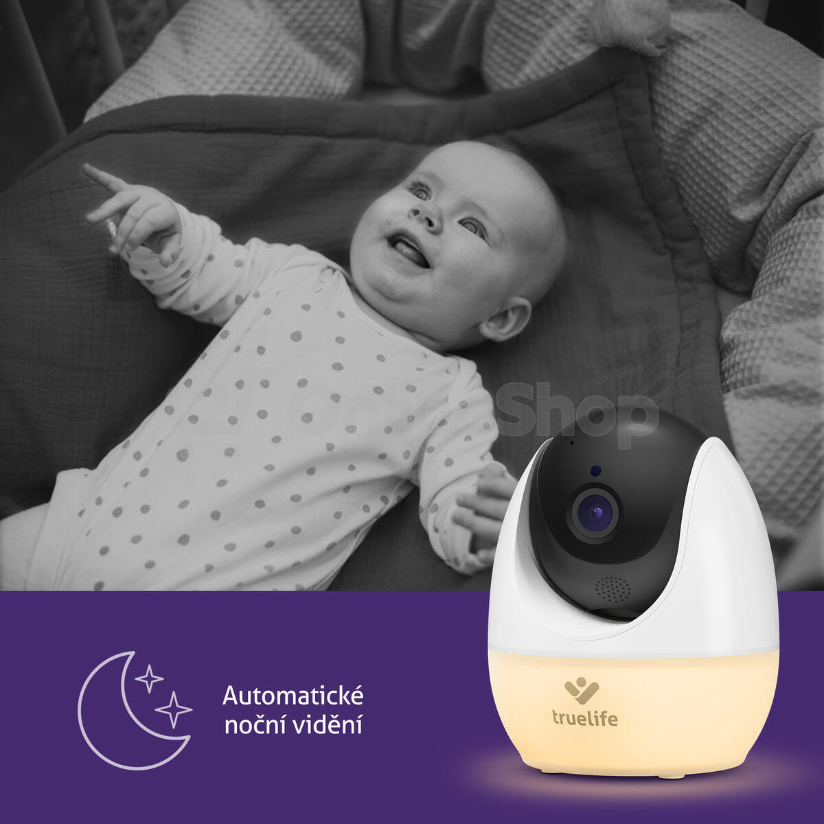 Dětská chůvička TrueLife NannyCam R4 Pro