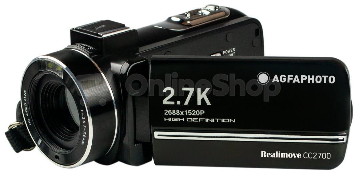 Vodotěsná videokamera AgfaPhoto Realimovie CC2700, Black