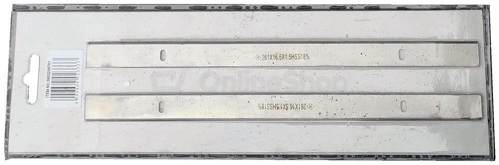 Scheppach sada 2 hoblovacích nožů pro HMS 1070 (261 x 16,5 x 1,5 mm)