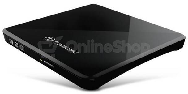 Externí DVD vypalovačka Transcend Extra Slim Portable CD/DVD Writer - černá