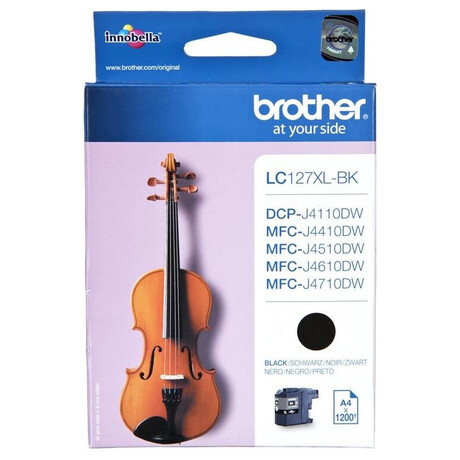 Inkoustov npl Brother LC-127XLBK, 1200 stran originln - ern