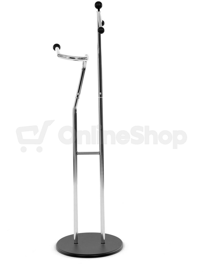 Němý sluha Autronic 83213 CRBK, kov, stříbrná
