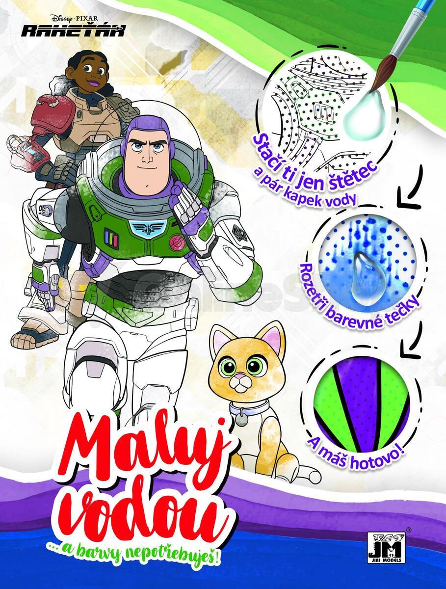 Jiri Models Omalovánky Maluj vodou! Buzz Rakeťák 22x29cm