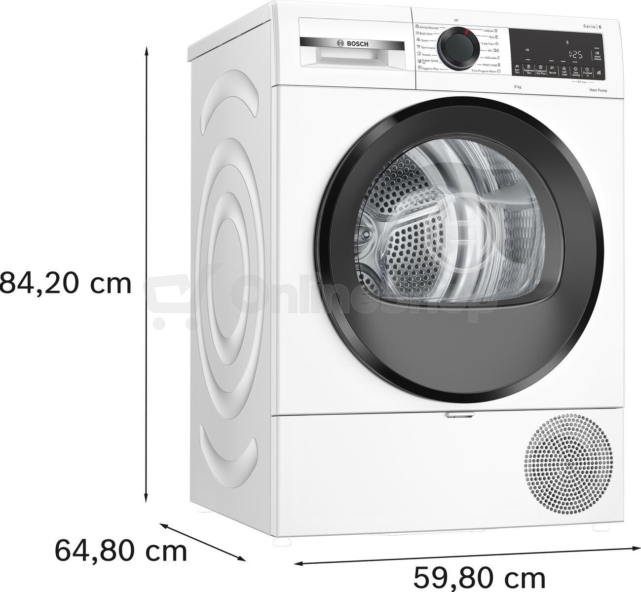 Sušička prádla Bosch WQG243DNBY Serie 6