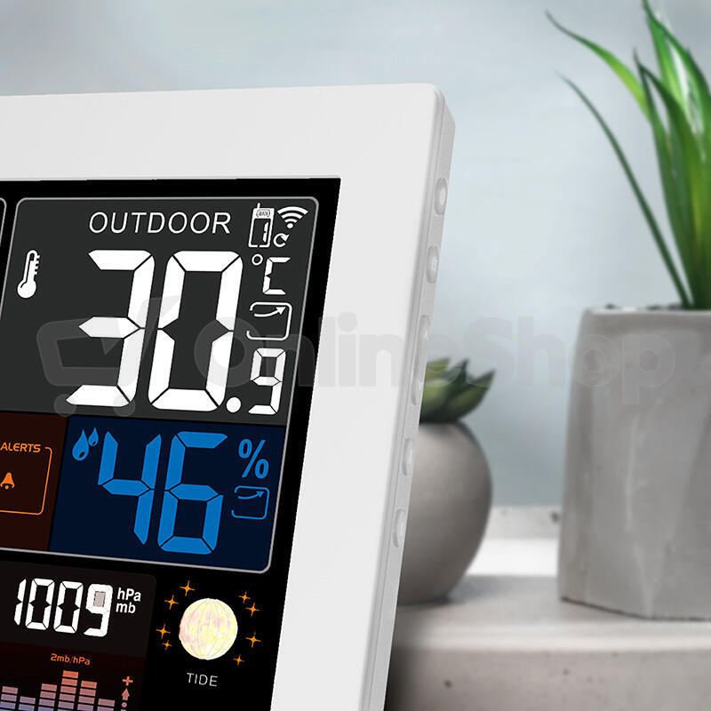 Meteostanice Solight TE81W-XL, bílá