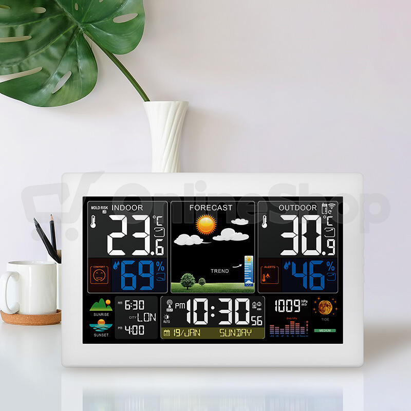 Meteostanice Solight TE81W-XL, bílá