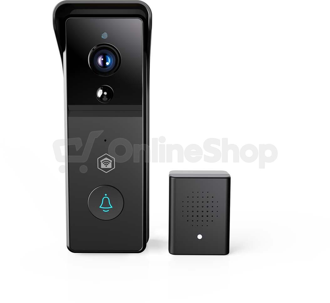 SmartLife Dveřní Video Telefon NEDIS WIFICDP21BK