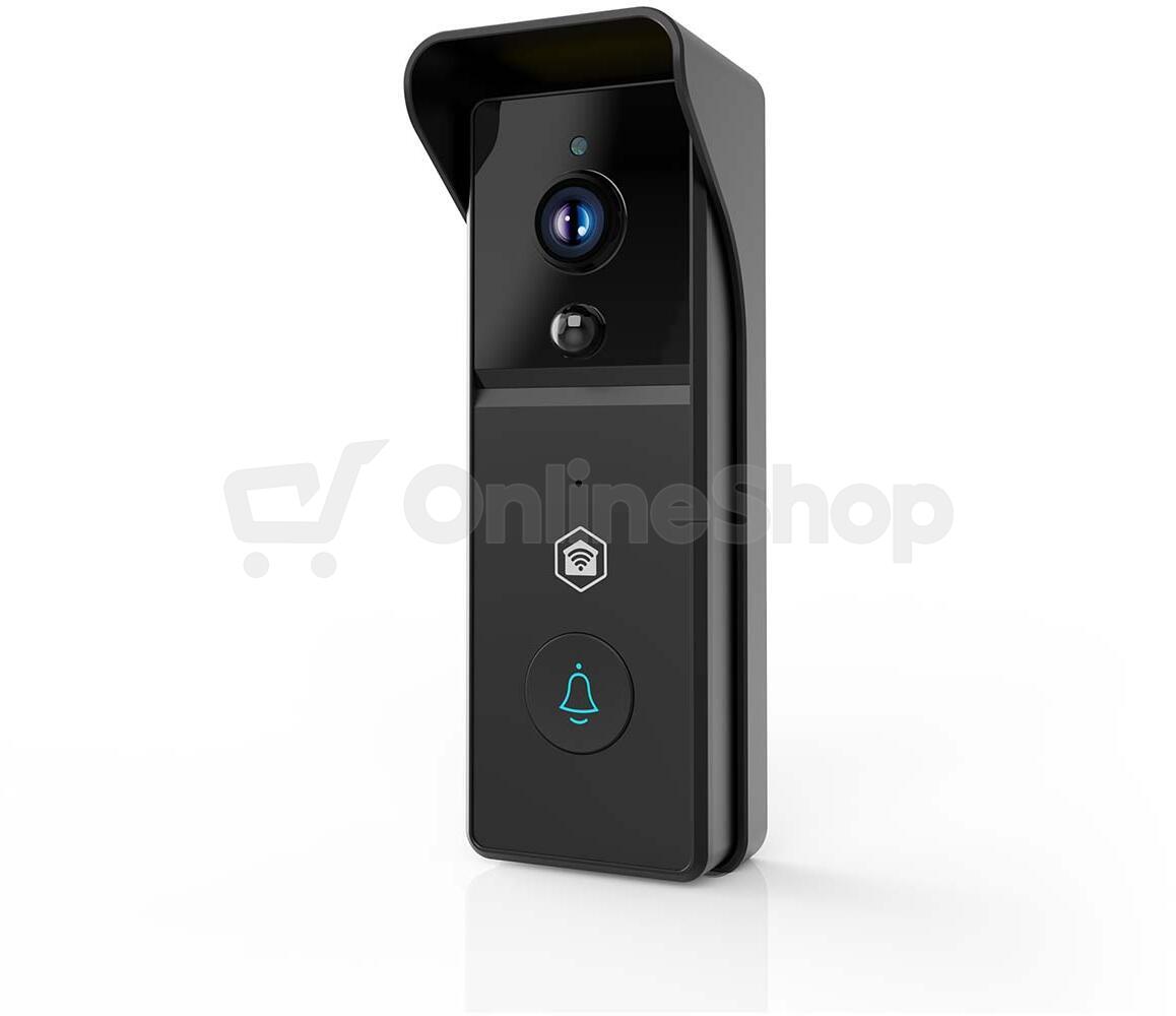 SmartLife Dveřní Video Telefon NEDIS WIFICDP21BK