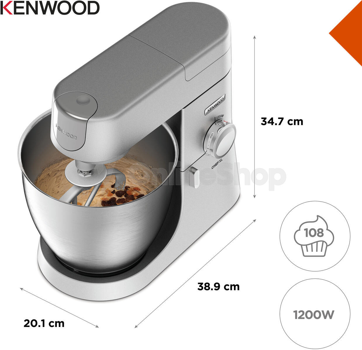Kuchyňský robot Kenwood Chef XL KVL4165S