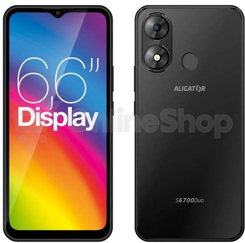 Mobilní telefon Aligator S6700 Senior Black