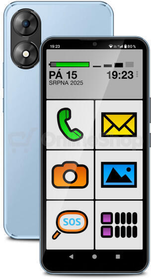 Mobilní telefon Aligator S6700 Senior Blue