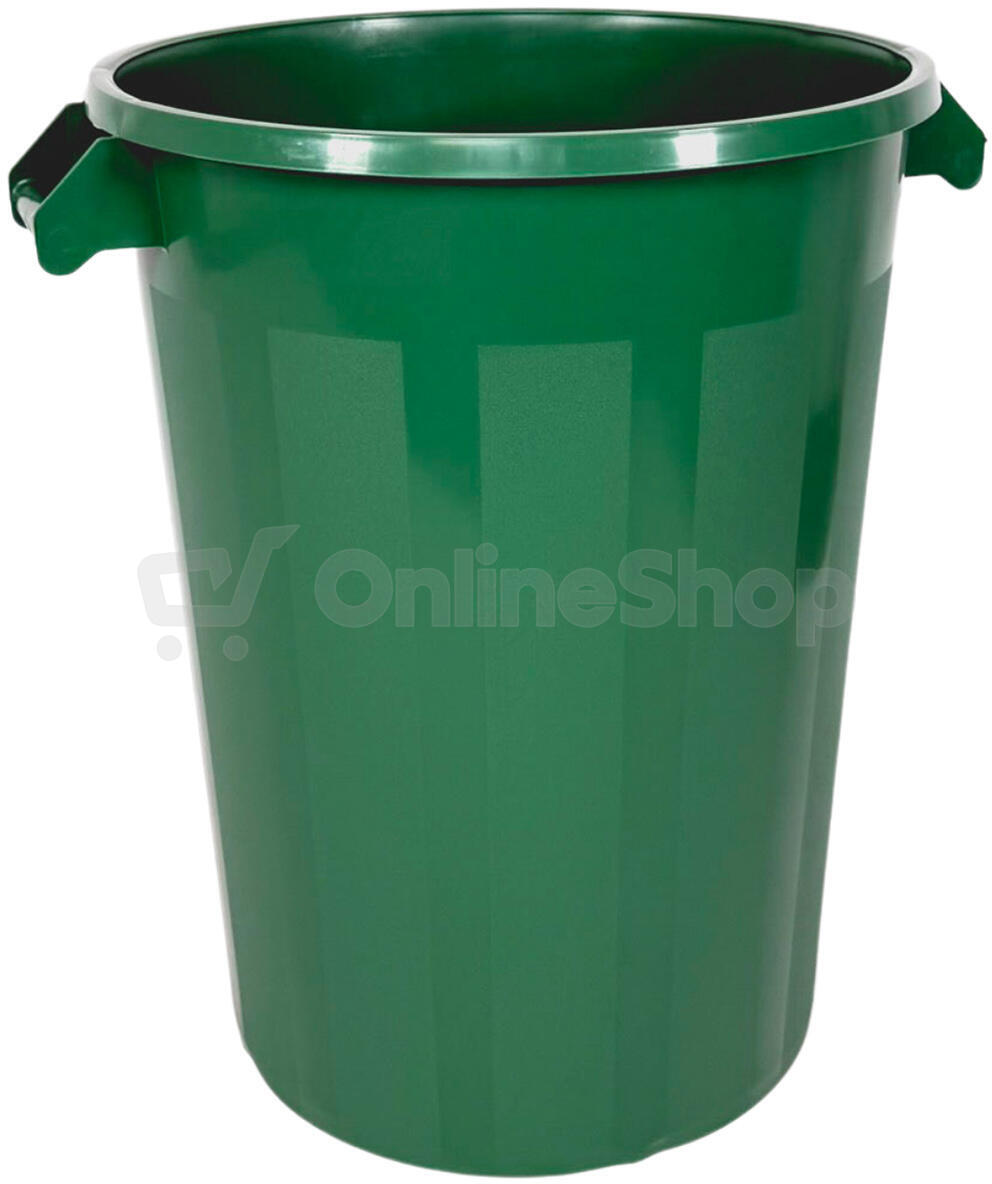 Odpadkový koš DENOX INDUSTRIAL, 100 L, zelený