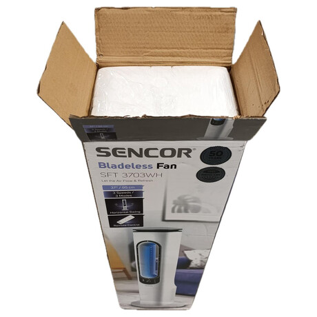 Ventilátor Sencor SFT 3703WH | Skutečná fotografie prodávaného kusu