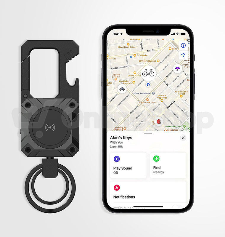 Solight lokátor klíčenka, Find My kompatibilní