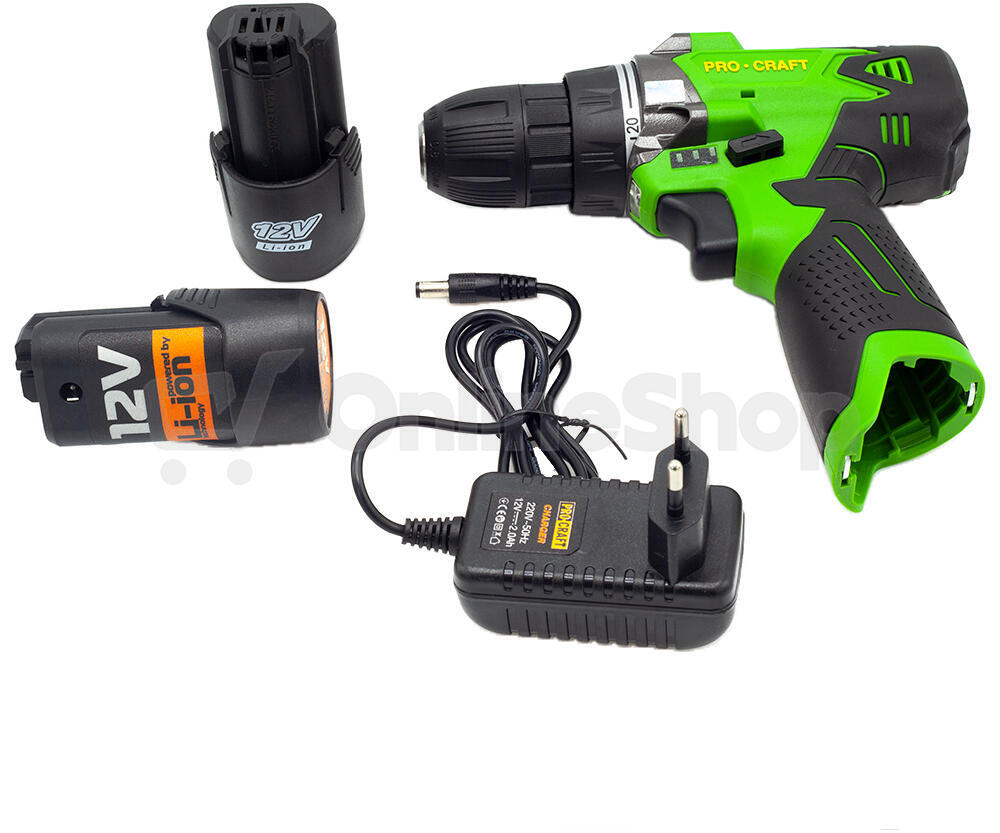 Aku vrtací šroubovák Procraft PA12Li / PA12Li
