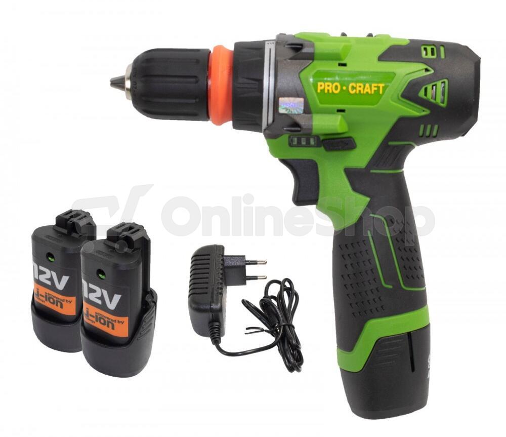 Aku vrtací šroubovák Procraft PA12DFR / PA12DFR