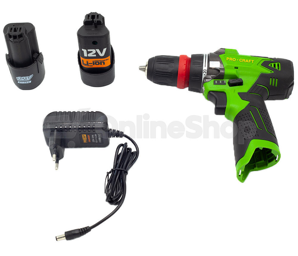 Aku vrtací šroubovák Procraft PA12DFR / PA12DFR