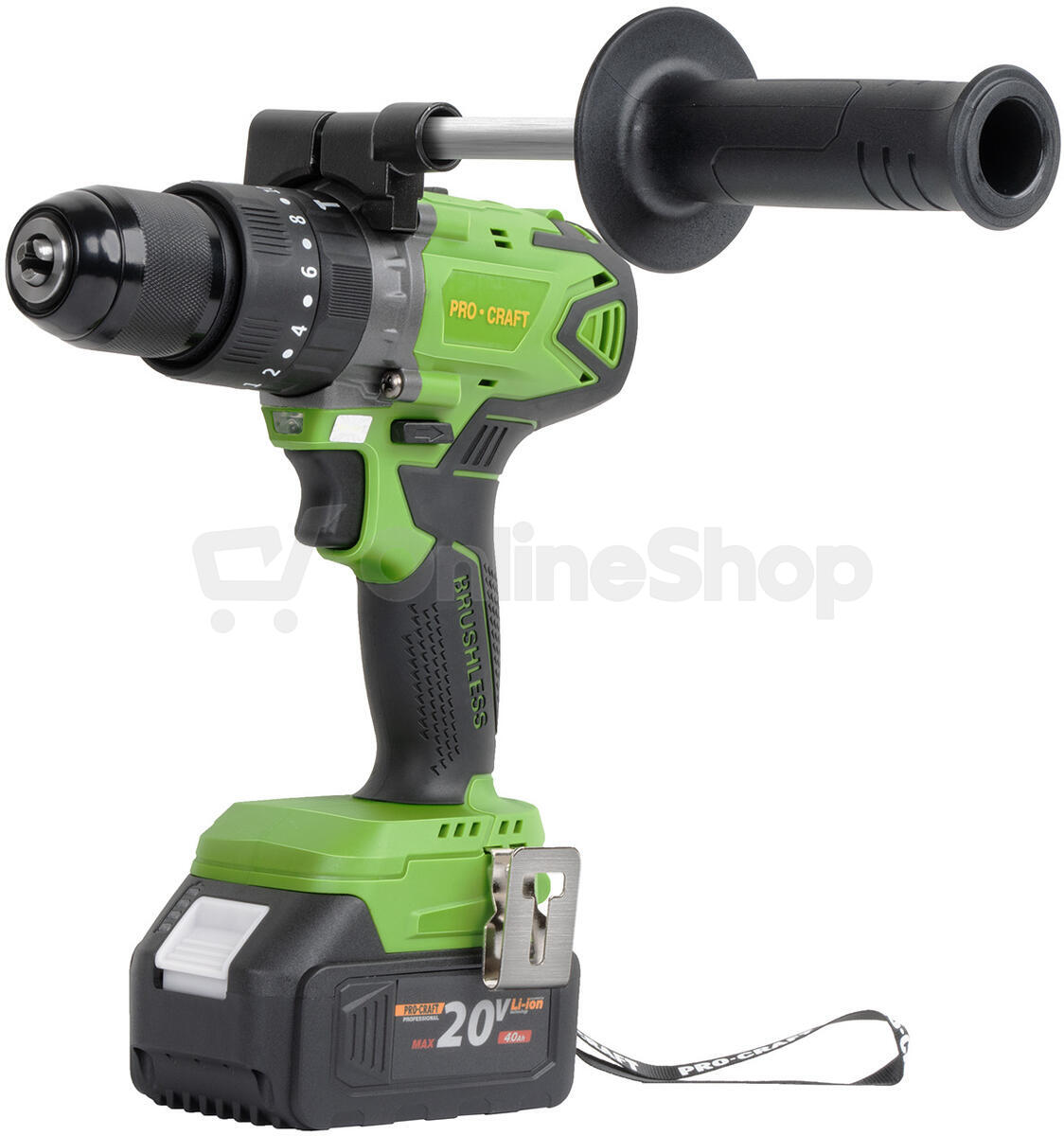 Aku vrtací šroubovák s příklepem Procraft PA18BL / PA18BL