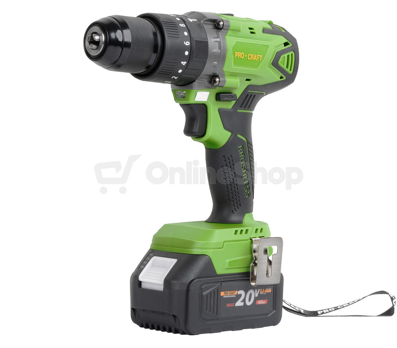 Aku vrtací šroubovák s příklepem Procraft PA18BL / PA18BL