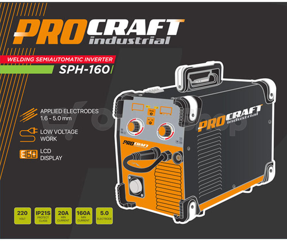 Svářecí invertor Procraft SPH-160 / SPH-160