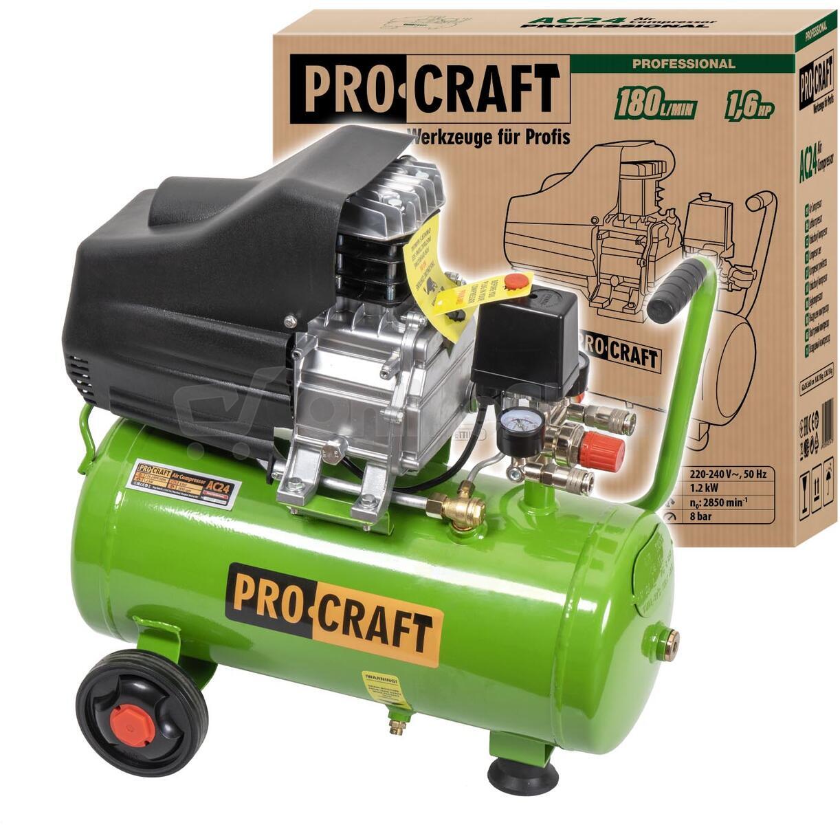 Kompresor Procraft AC24 + sada příslušenství / AC24