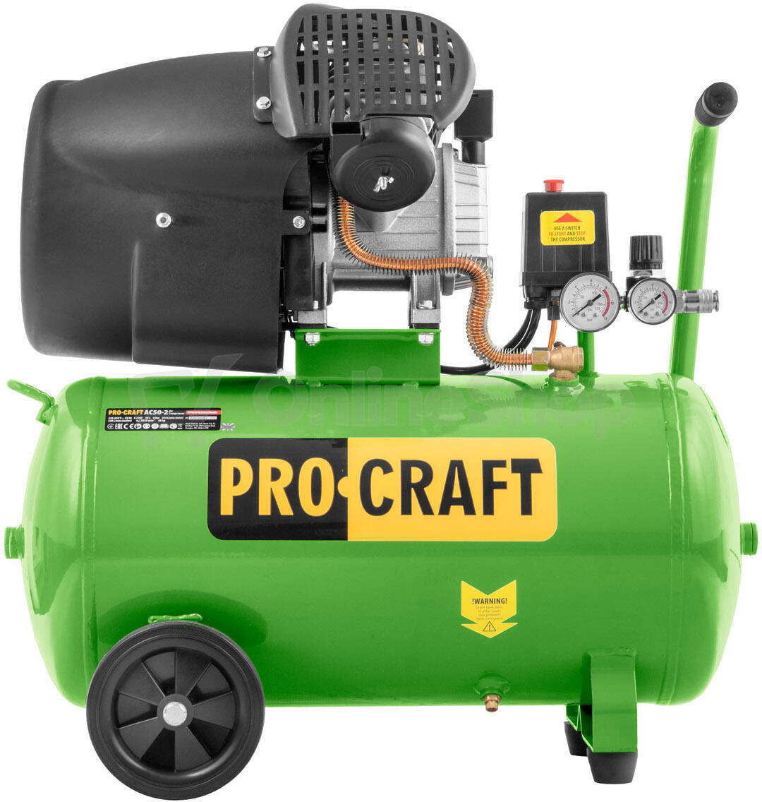 Kompresor Procraft AC50-2 + sada příslušenství / AC50-2