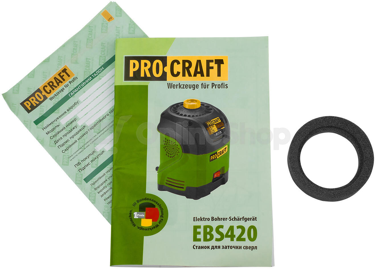 Bruska na vrtáky Procraft EBS420 / EBS420