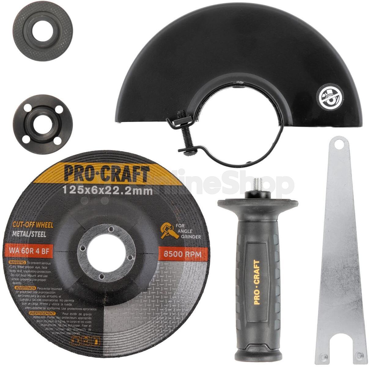 Aku úhlová bruska Procraft PGA20