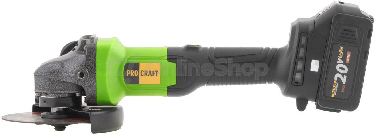 Aku úhlová bruska Procraft PGA20